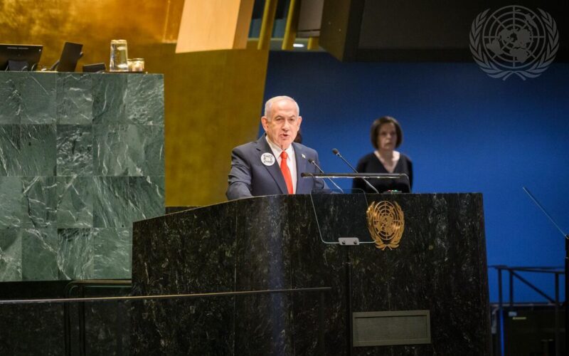 Assentos vazios marcam discurso de Netanyahu na ONU
