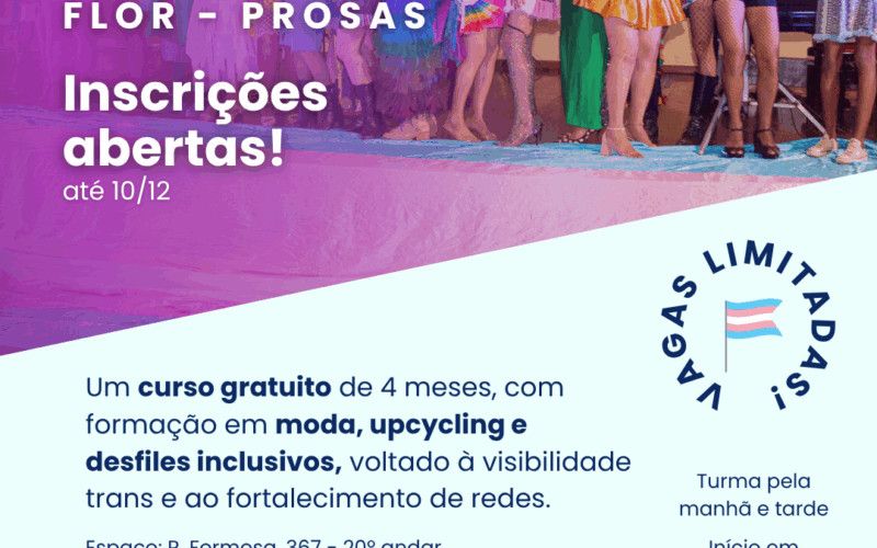 Projeto Botão de Flor promove inclusão e sustentabilidade na moda por meio de capacitação para mulheres trans em vulnerabilidade.