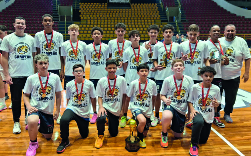 Time Sub-13 do Mogi Basquete faz história e conquista título invicto no Paulista Série Ouro