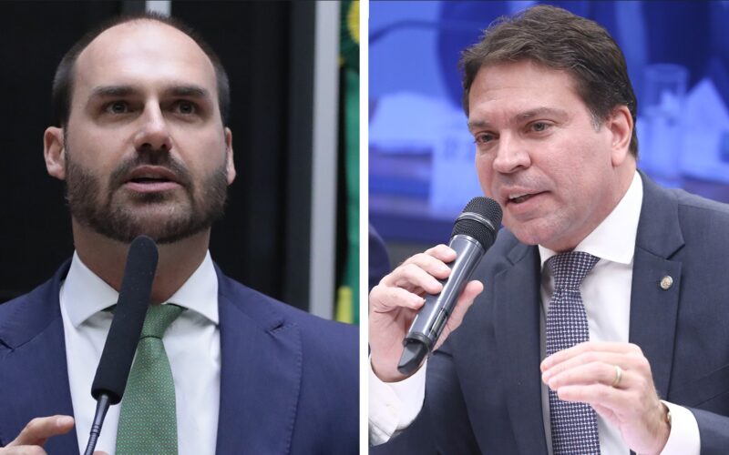 Mandatos de Eduardo Bolsonaro e Alexandre Ramagem são cassados pela Câmara dos Deputados