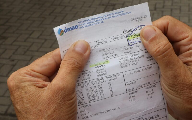 Tarifas de água e esgoto em Porto Alegre terão ajuste a partir de fevereiro