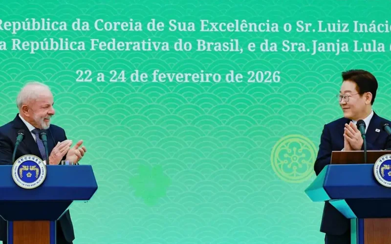 Lula fecha parcerias comerciais em Seul com a Coreia do Sul.