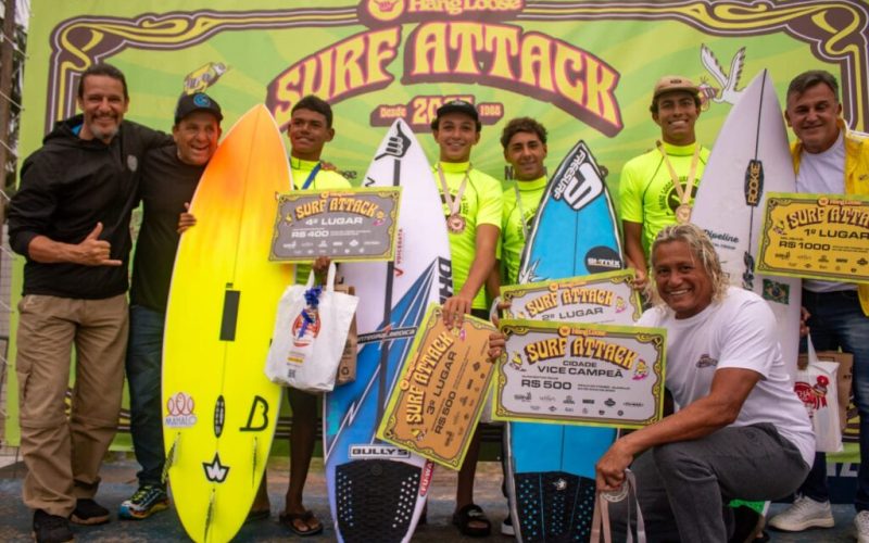 Surf Attack Hang Loose 2026 dá início à temporada no Guarujá