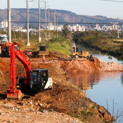 Porto Alegre: Dmae inicia projeto de contenção de enchentes na Região Norte