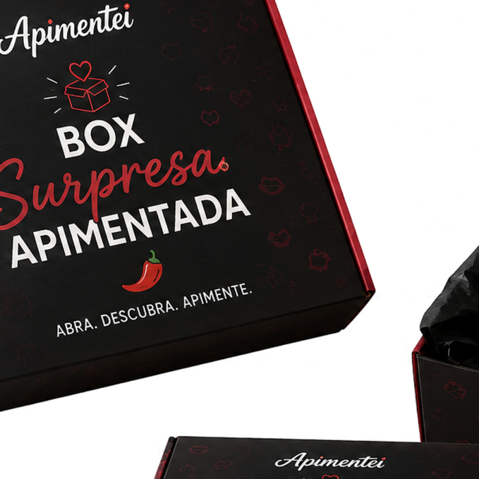 Box Surpresa Apimentada da Apimentei une praticidade, mistério e experiências para casais